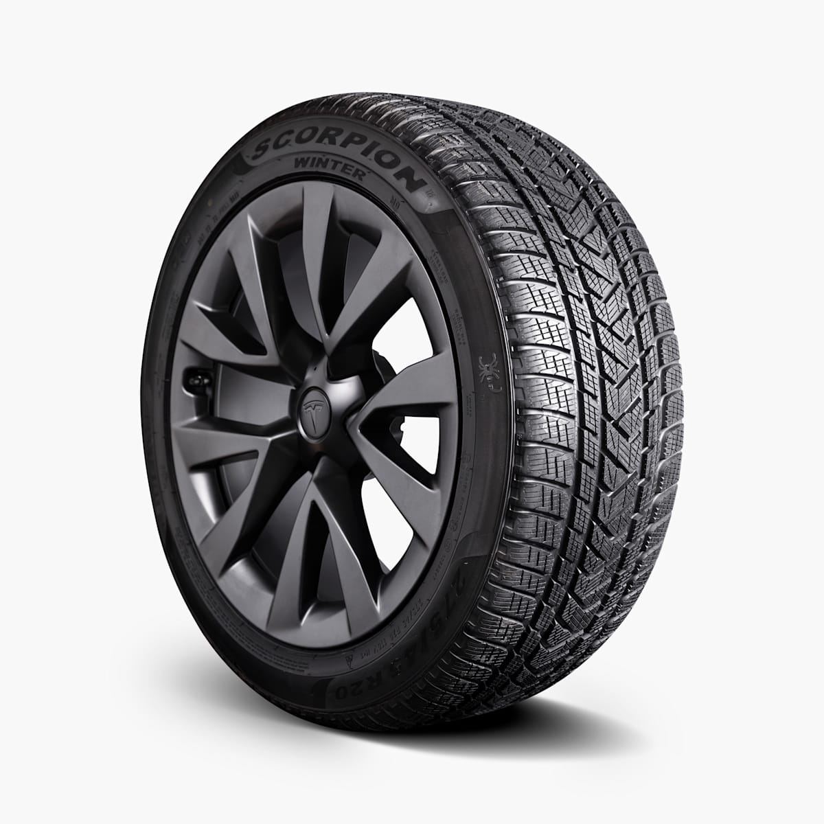 Model X 20" Cyberstream Wheel and Winter Tire Package
