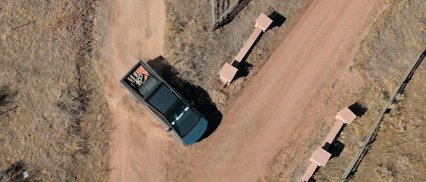 Cybertruck — in motion