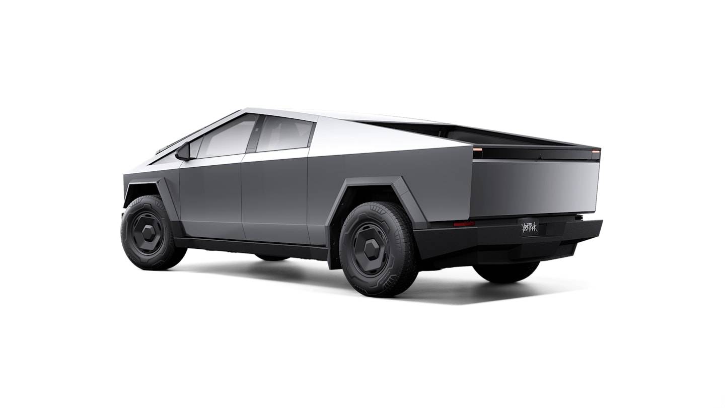 2025 Cybertruck Long Range STAINLESS — stud rear