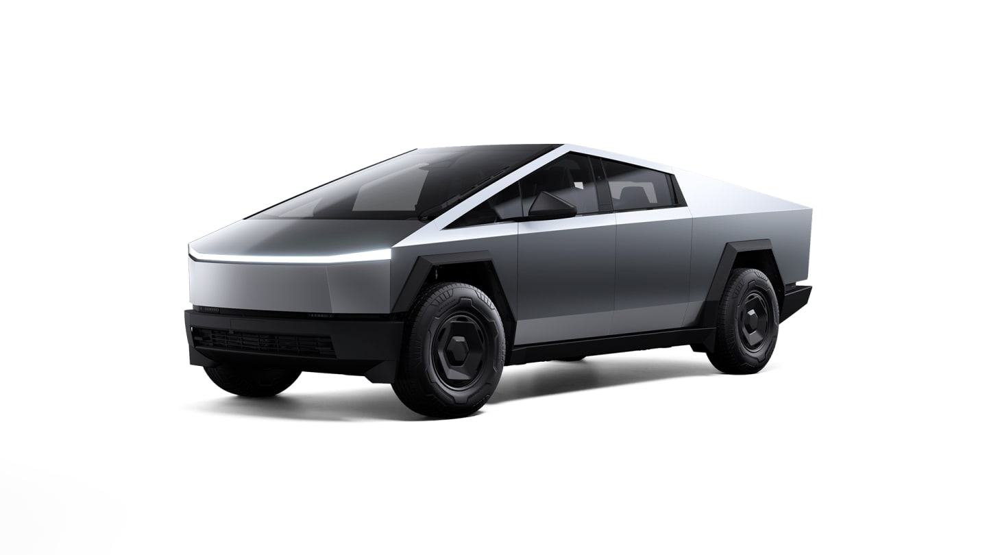 2025 Cybertruck Long Range STAINLESS — front34