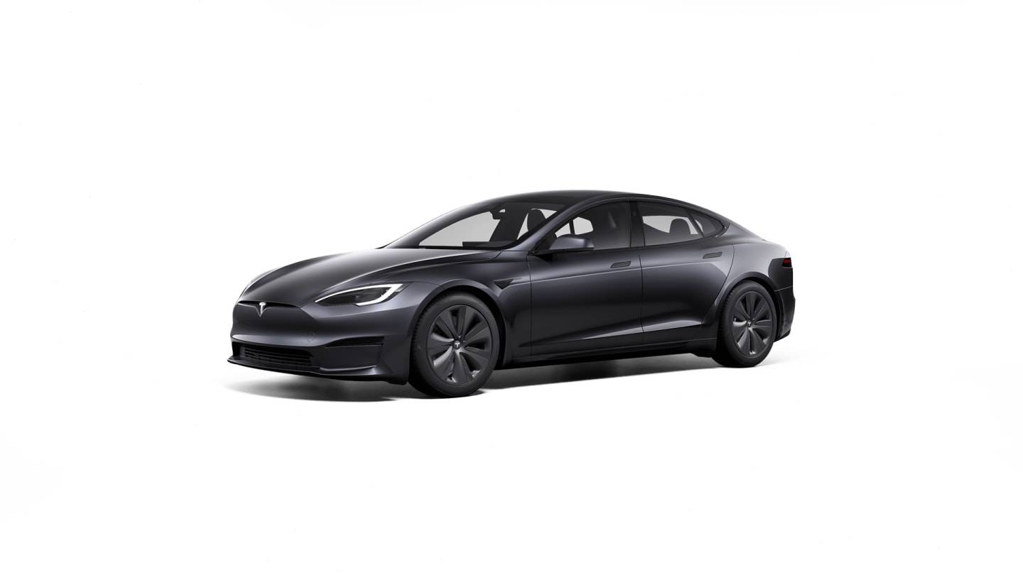 2024 Model S All-Wheel Drive GREY — front34