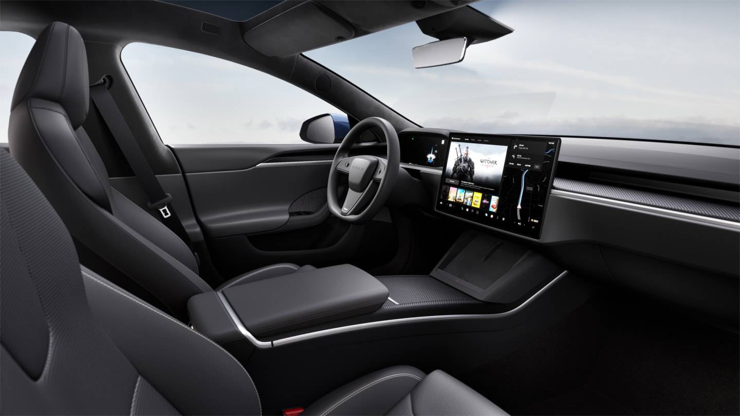 2024 Plaid BLUE — interior