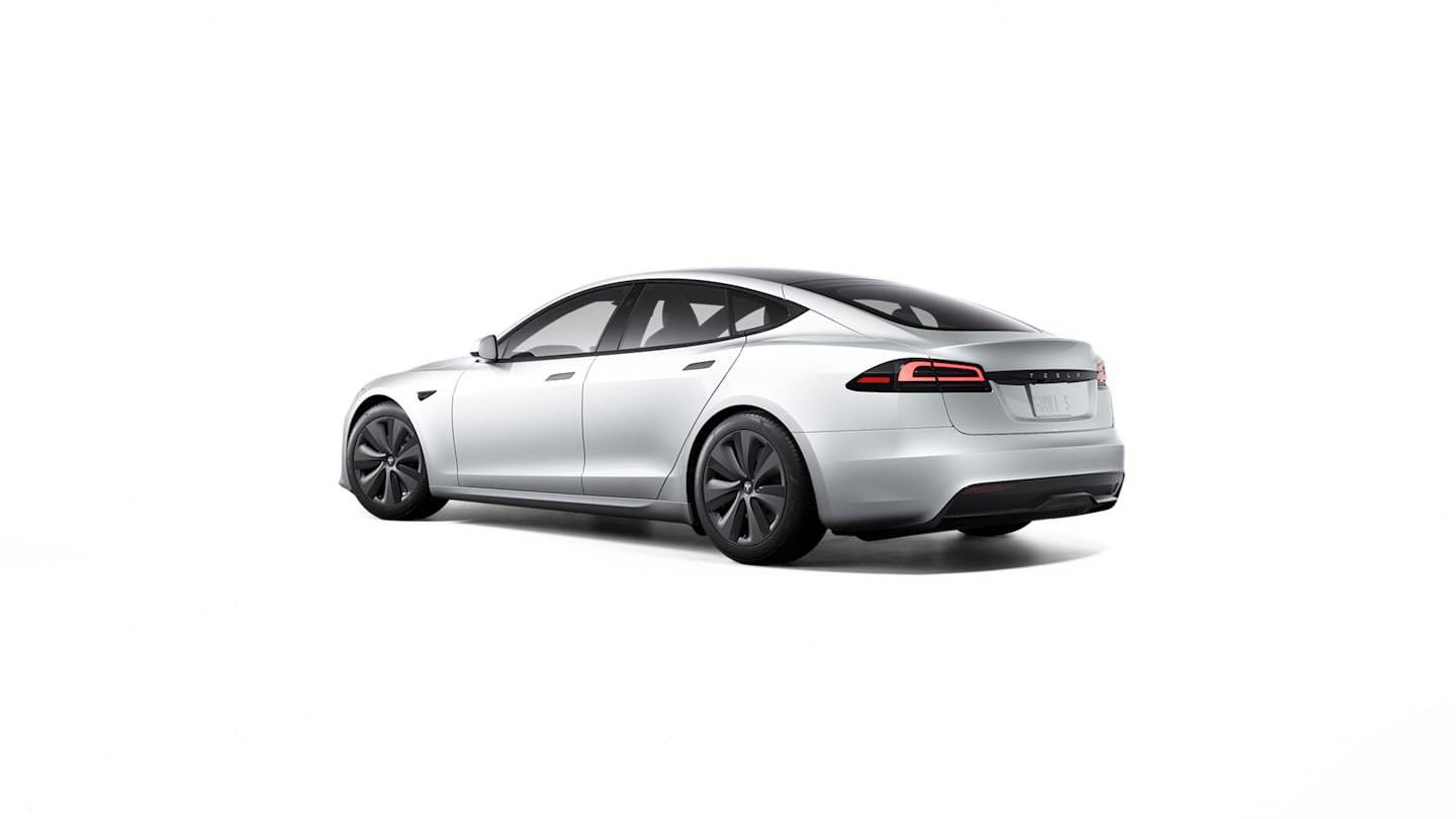 2024 Model S All-Wheel Drive WHITE — rear34