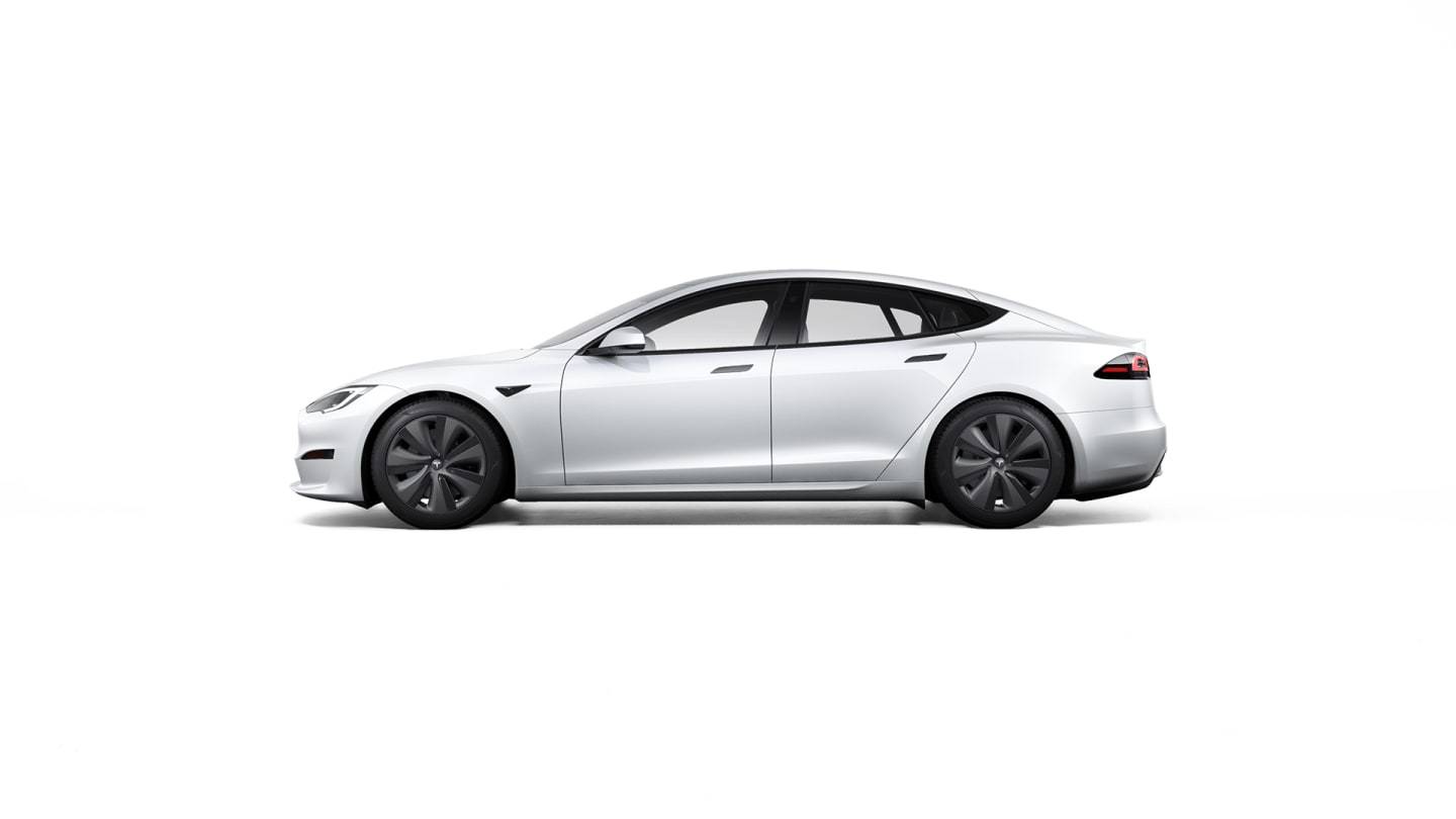 2024 Model S All-Wheel Drive WHITE — side