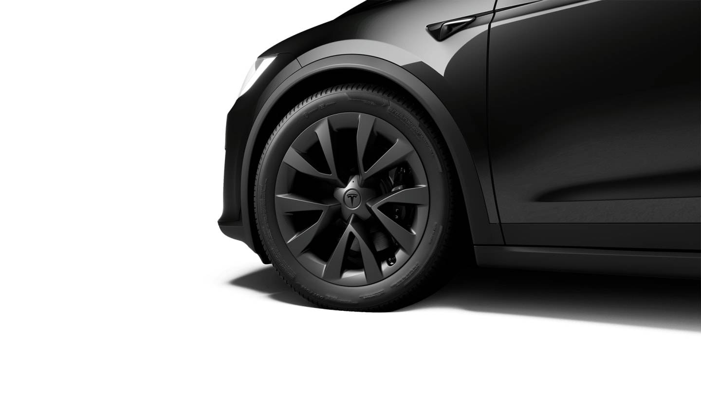 2019 Model X Standard Range BLACK — rimcloseup