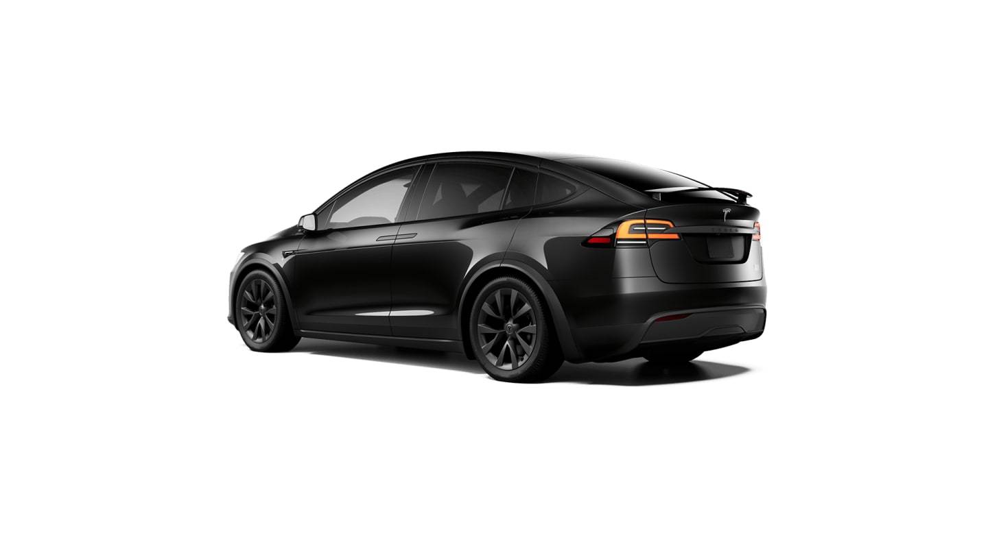2019 Model X Standard Range BLACK — stud rear