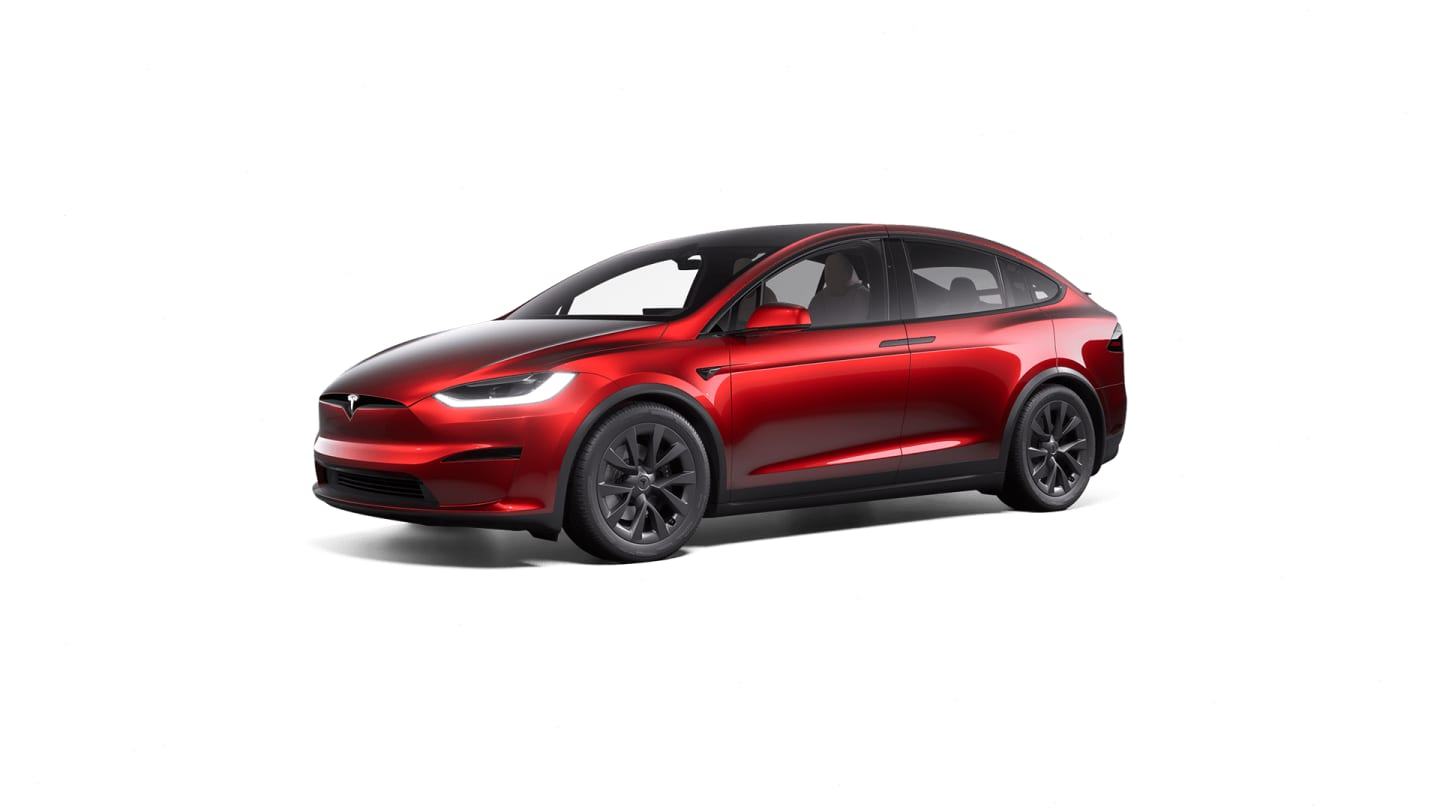 2023 Model X All-Wheel Drive RED — front34