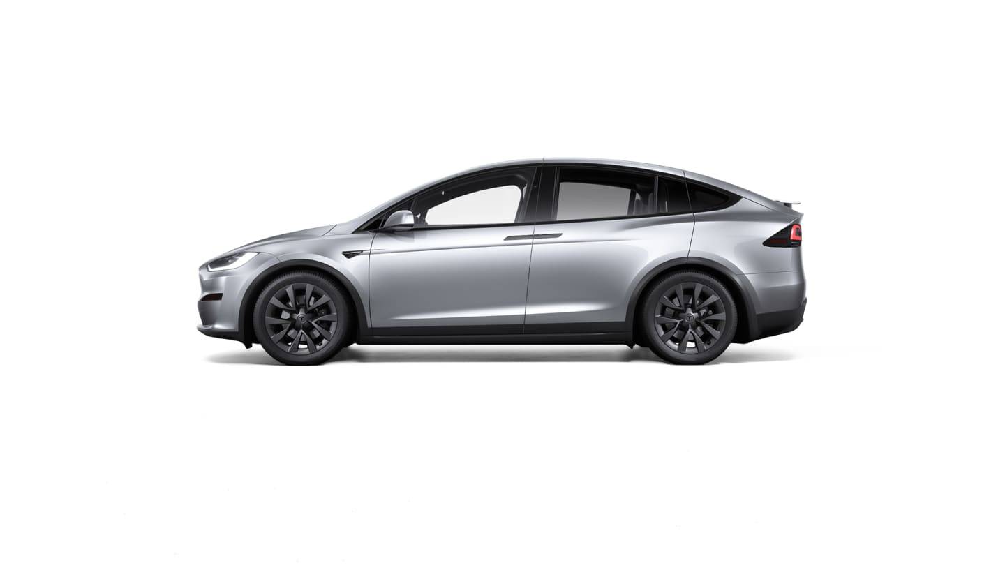2025 Model X All-Wheel Drive SILVER — stud side