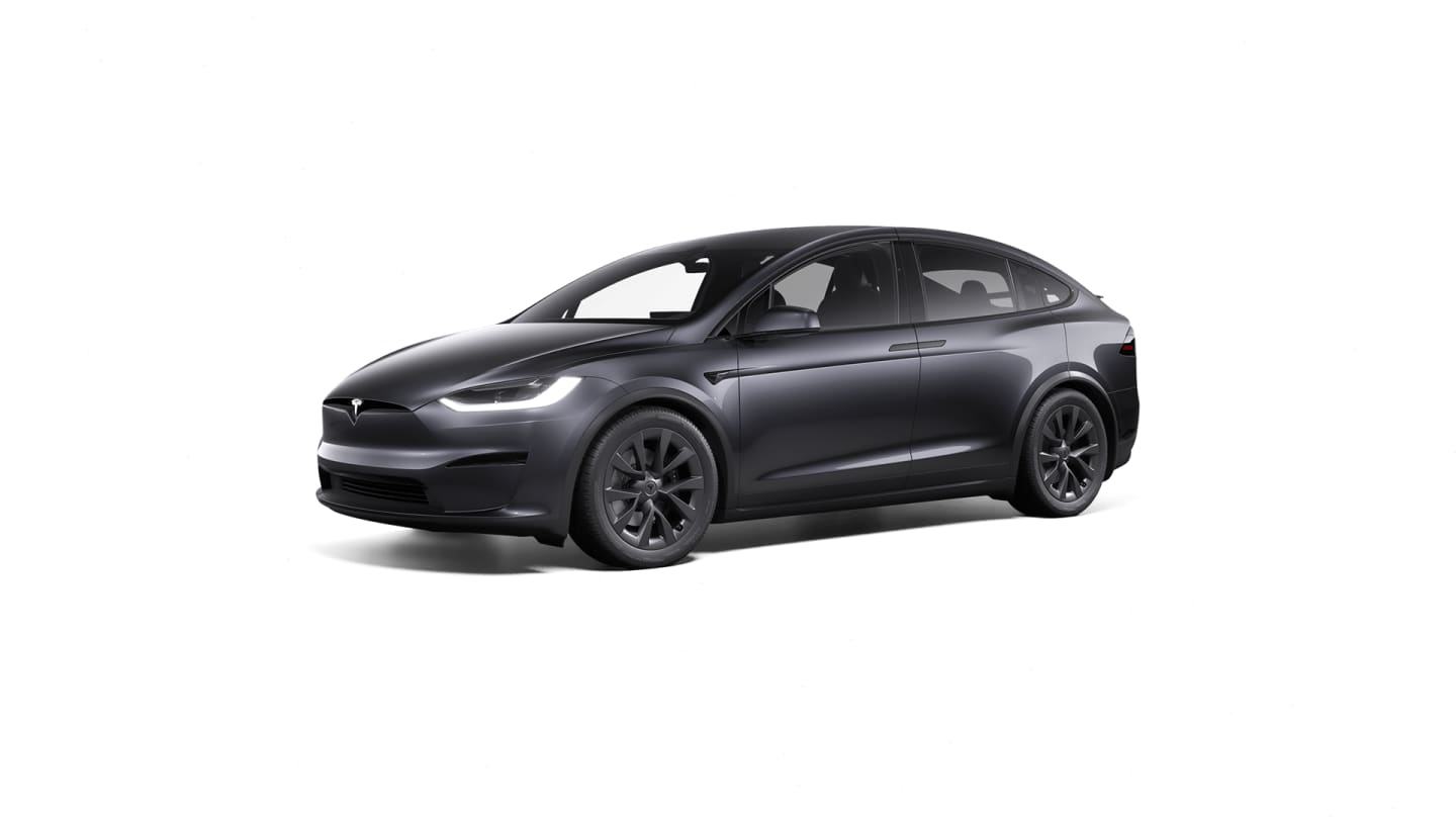 2025 Model X All-Wheel Drive GREY — front34