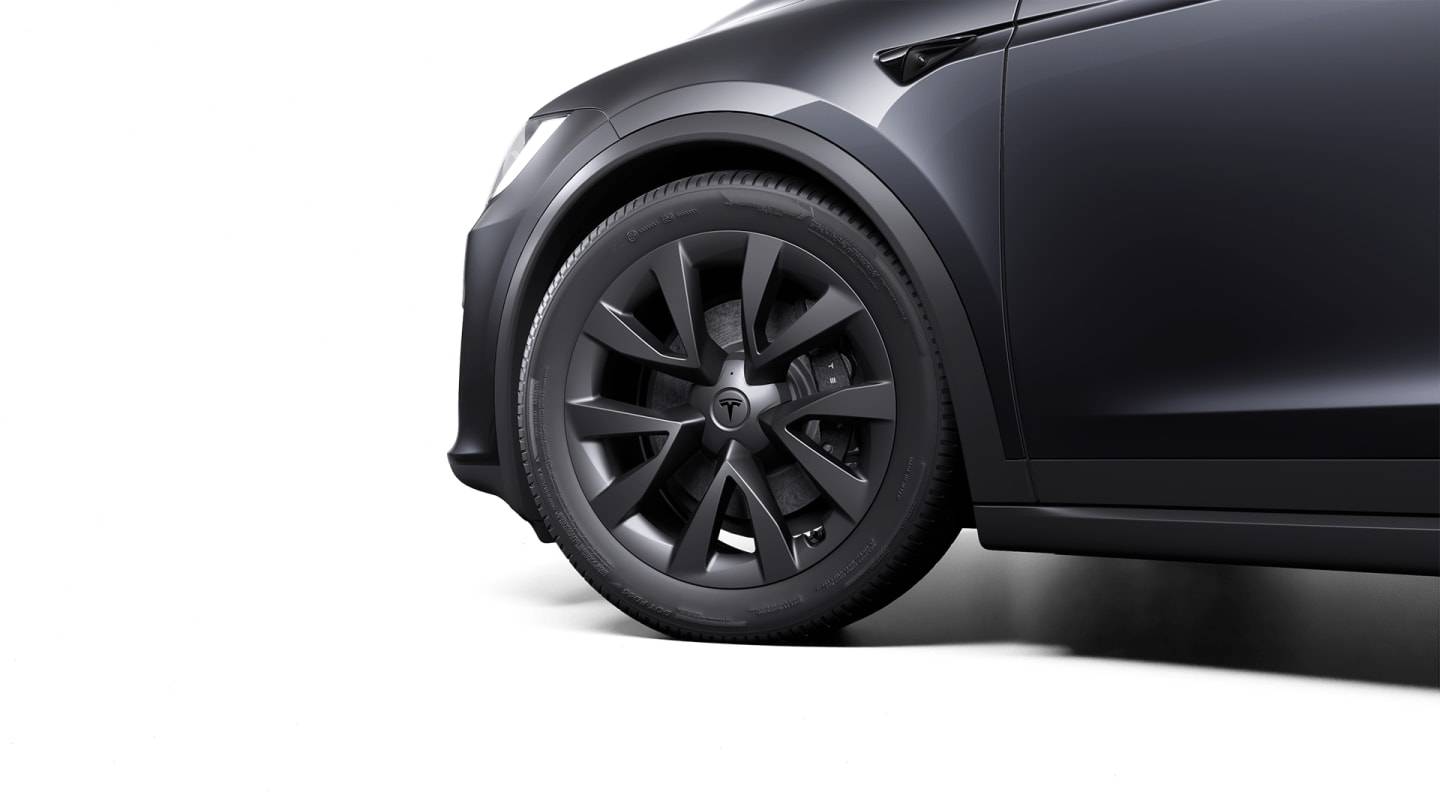 2025 Model X All-Wheel Drive GREY — rimcloseup