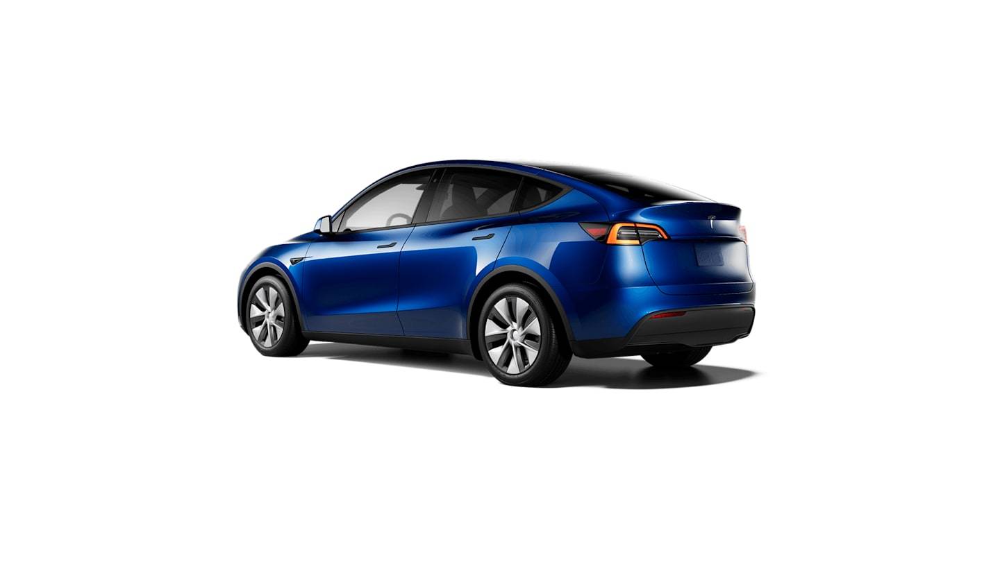 2021 Standard Range Rear-Wheel Drive BLUE — rear34