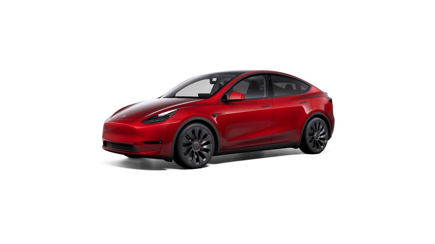2022 Performance All-Wheel Drive RED — front34