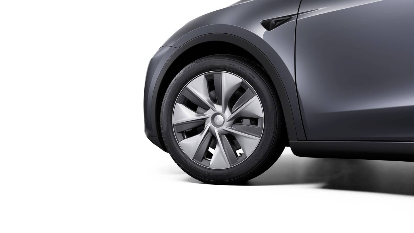 2023 Model Y Rear-Wheel Drive GRAY — rimcloseup
