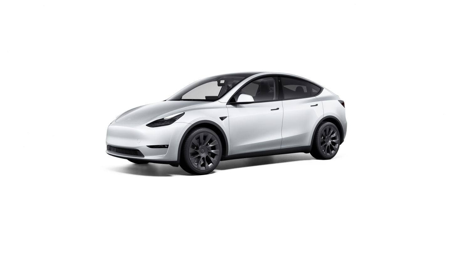 2023 Model Y All-Wheel Drive WHITE — front34