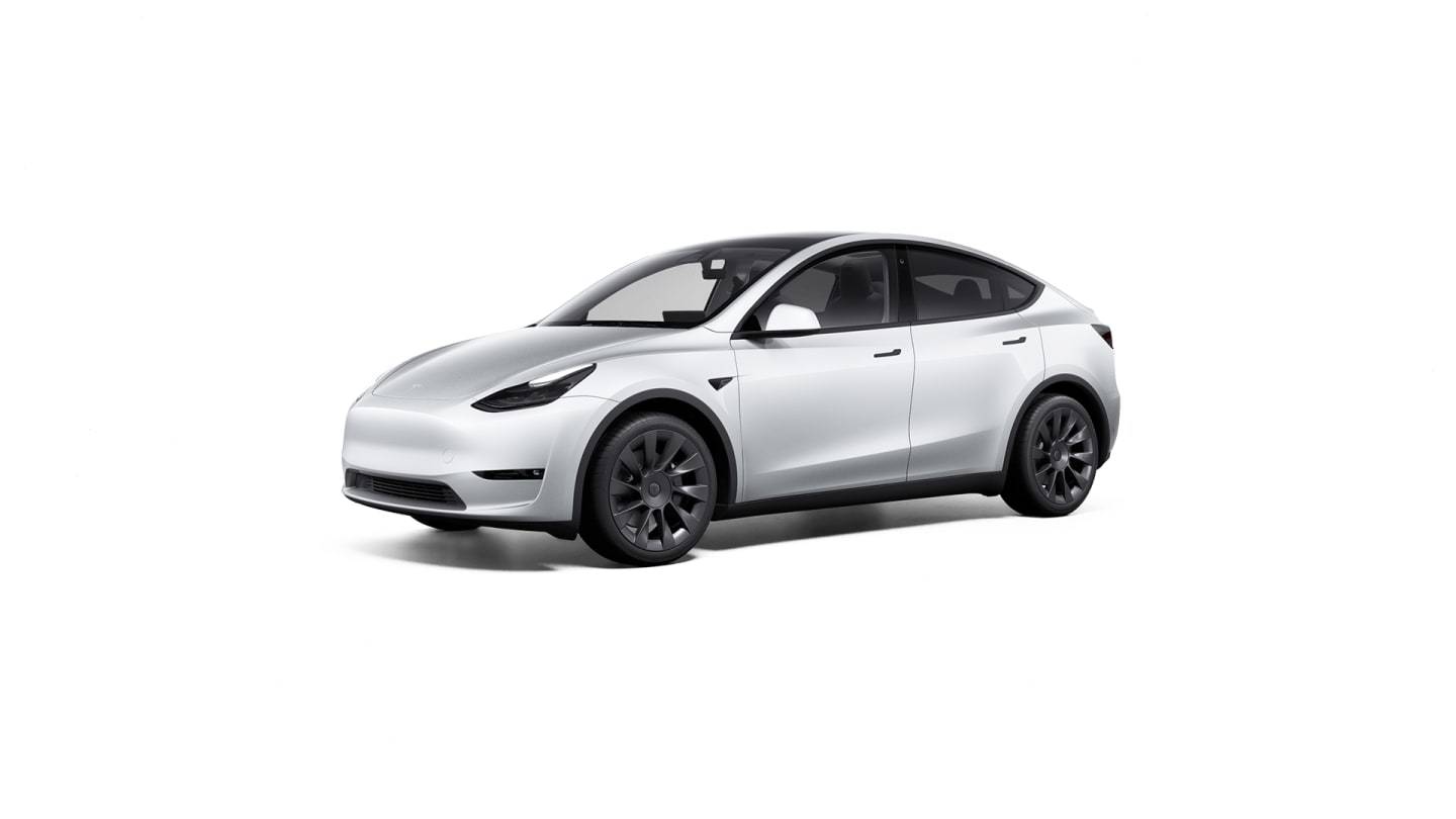 2023 Model Y All-Wheel Drive WHITE — front34