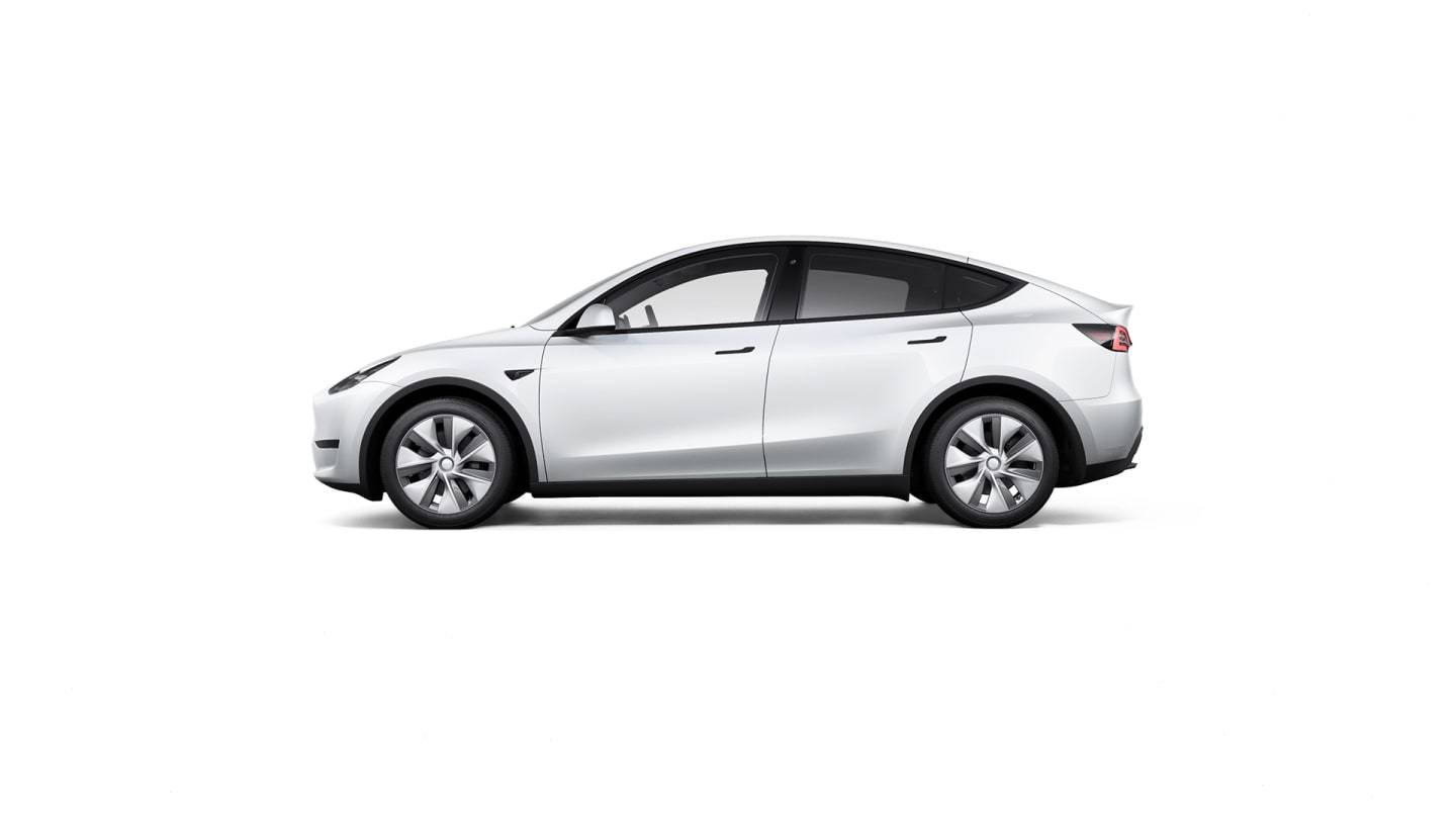 2024 Model Y Rear-Wheel Drive WHITE — side