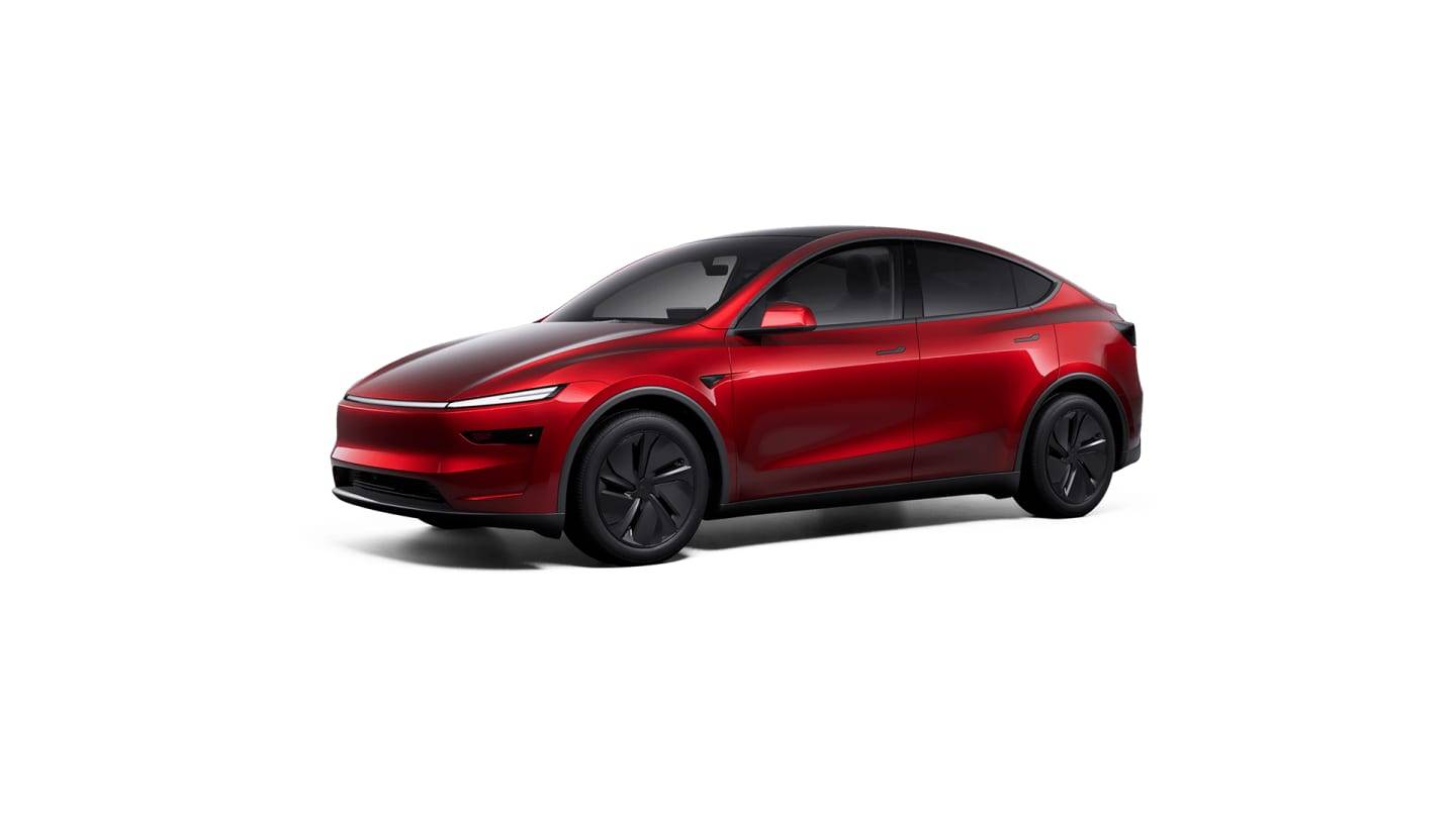 2026 Long Range Rear-Wheel Drive RED — front34