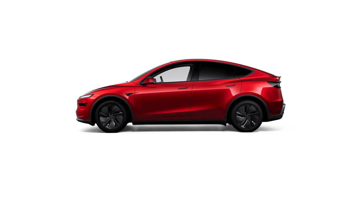2026 Long Range Rear-Wheel Drive RED — stud side