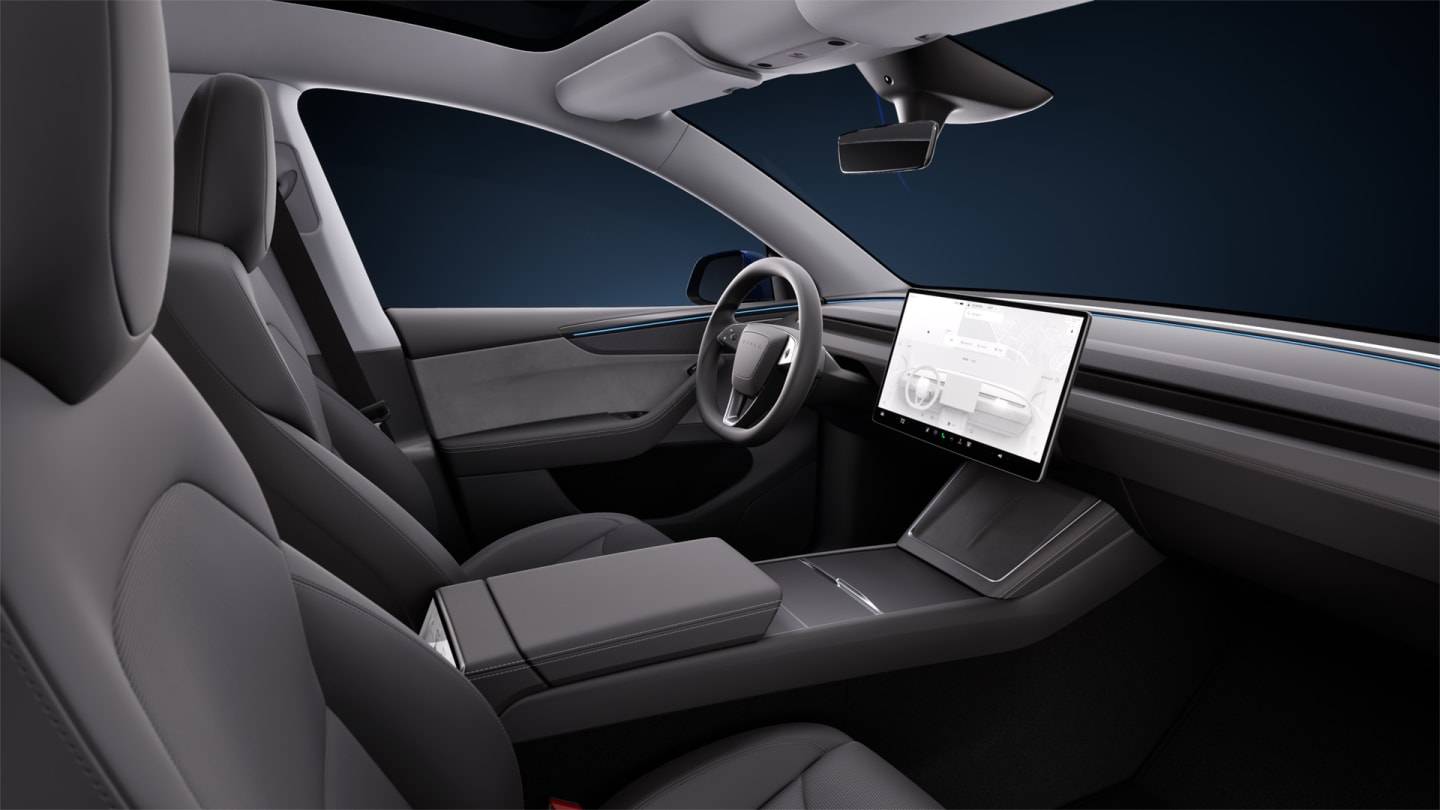 2026 Long Range Rear-Wheel Drive BLUE — stud interior