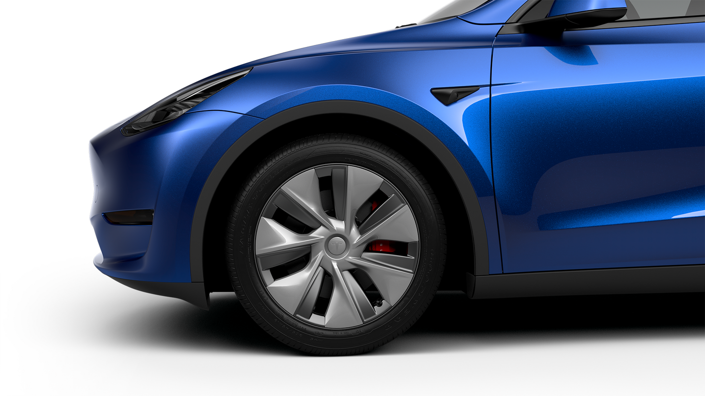 2026 Long Range Rear-Wheel Drive BLUE — stud wheel
